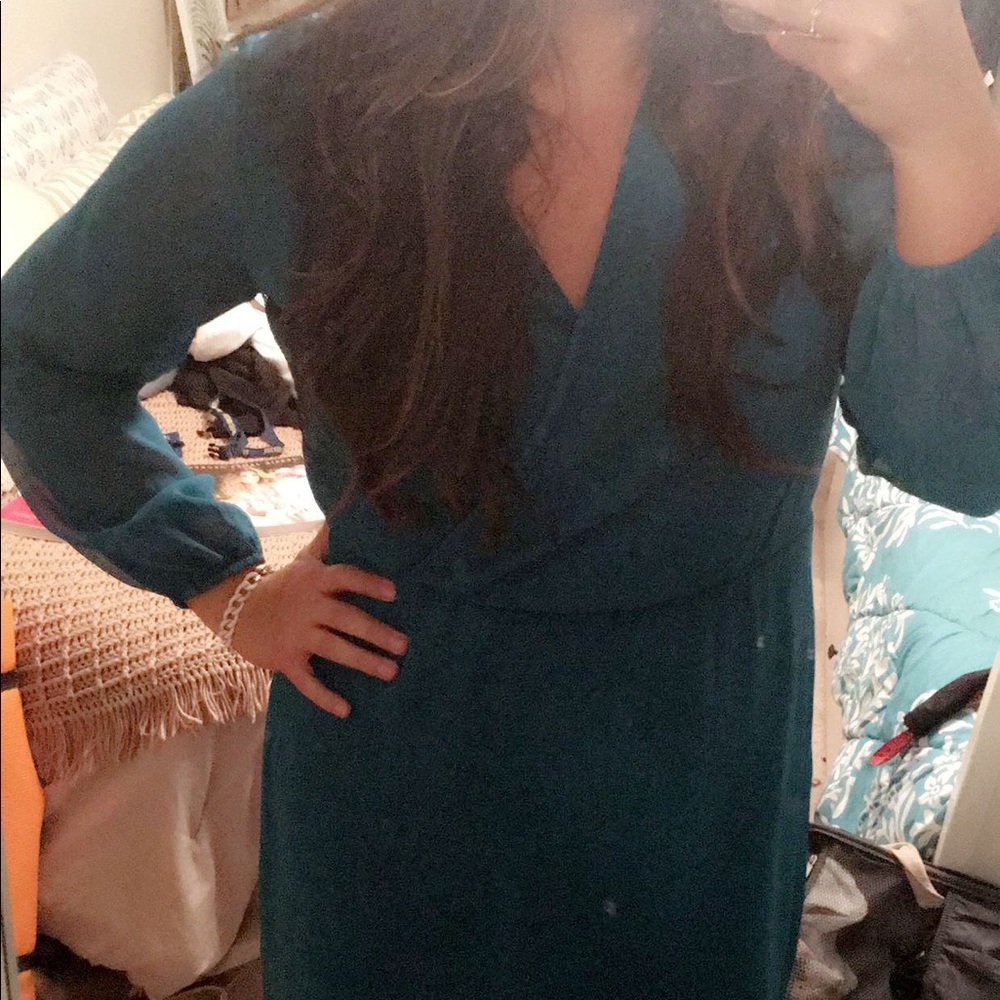 Blue dress